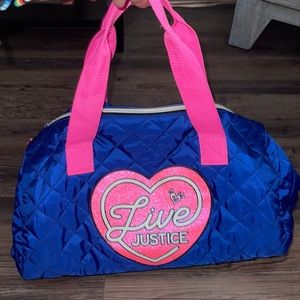 Justice duffel bag 🌺 like new condition